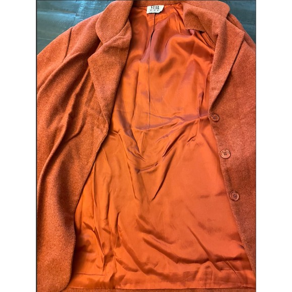 Star CCC Vintage 90's/Y2K Rust Blazer Jacket - Sz L - Picture 5 of 12